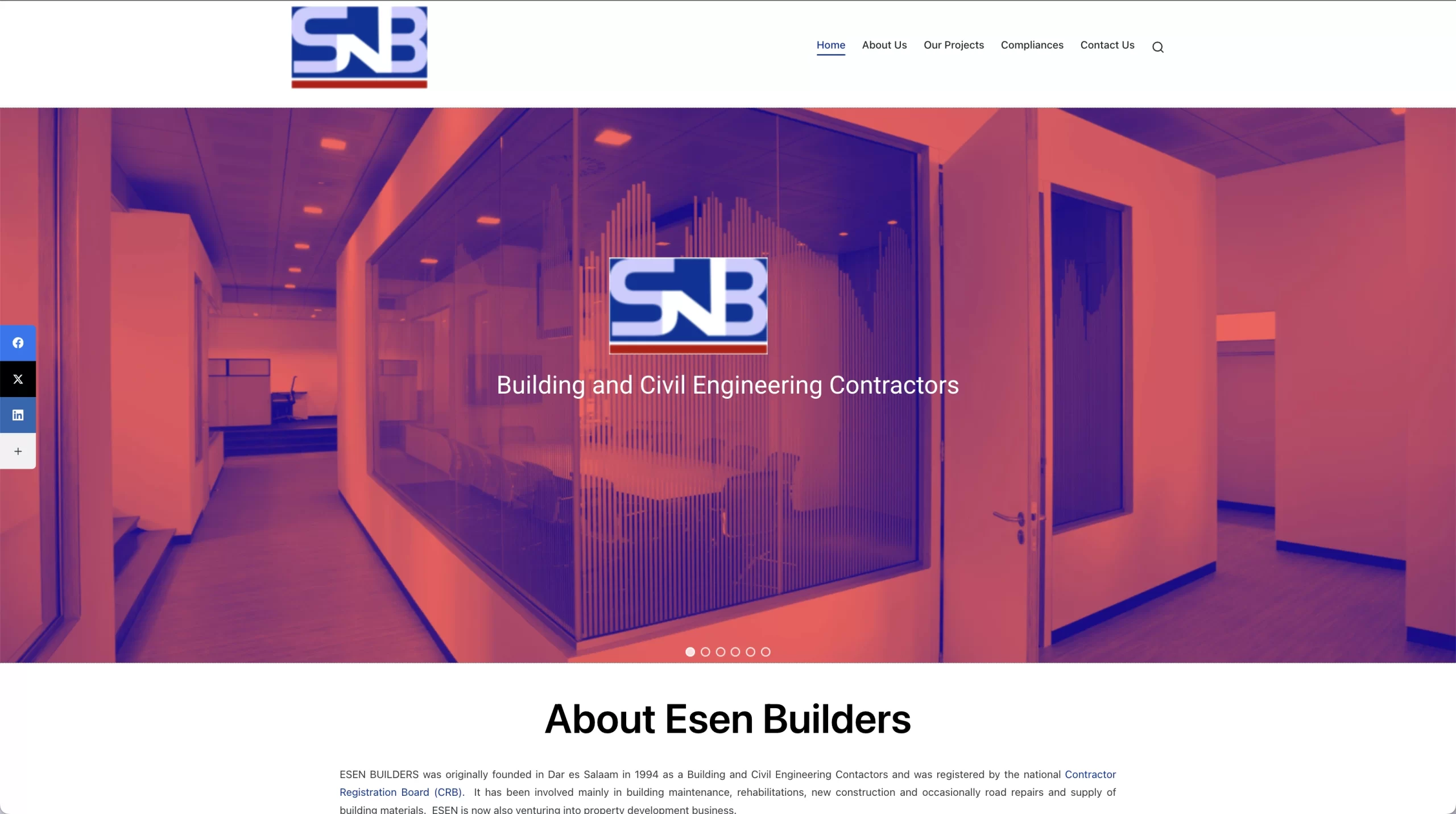 Esen builders website